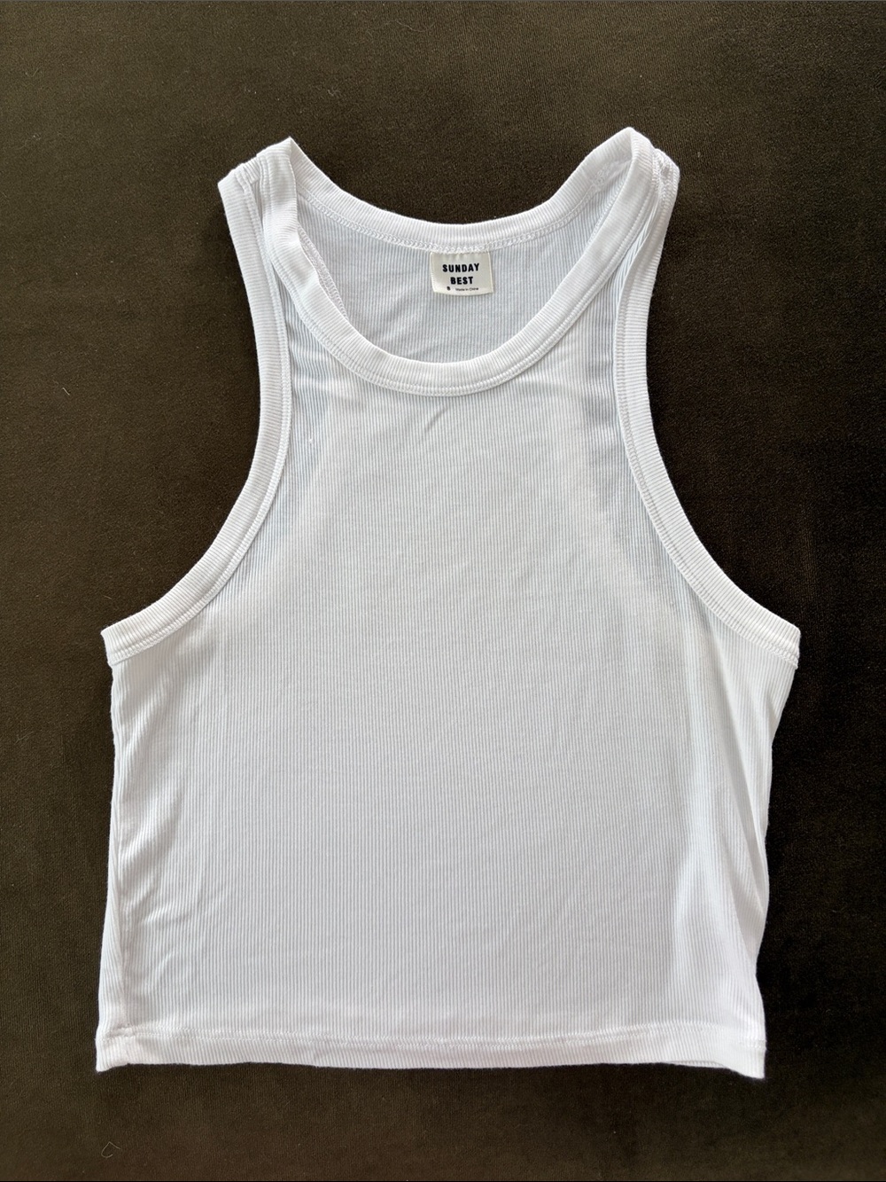 Aritzia Sunday Best cropped tank